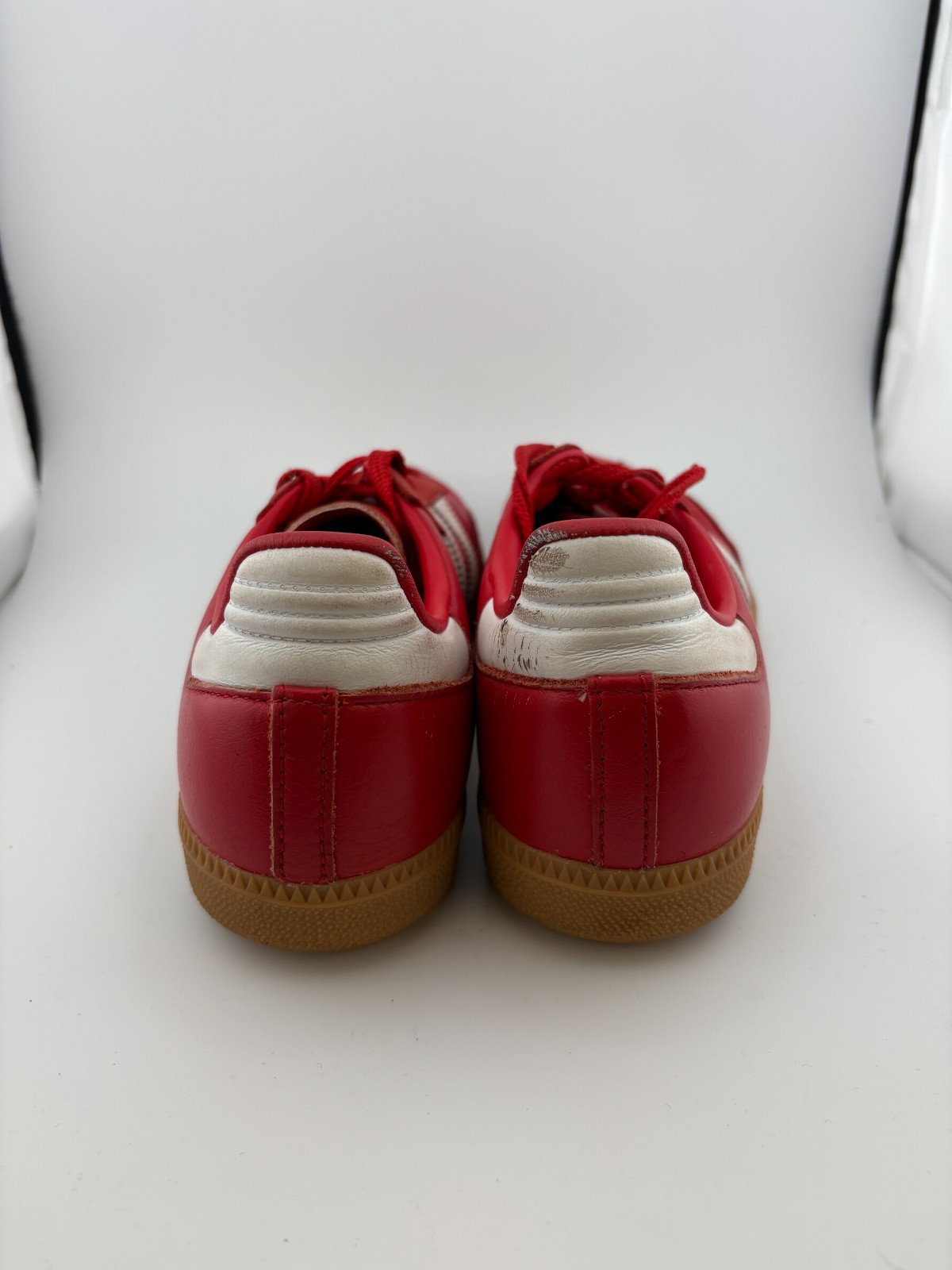 WORN adidas Samba OG Better Scarlet IE6524 Size 6.5w NO BOX