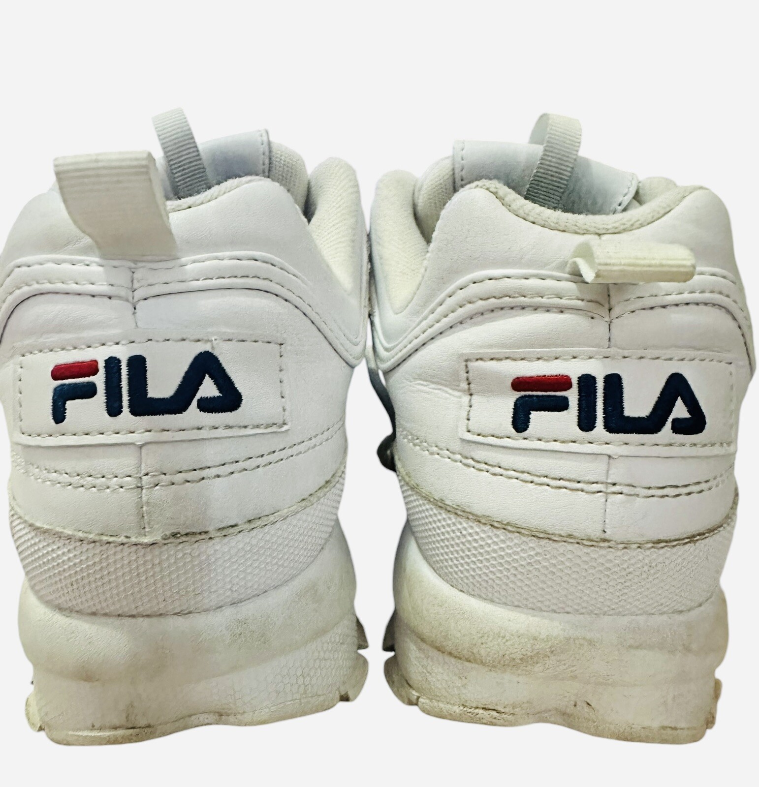 Fila 8 Disruptor 2 Chunky 5FM00002-125 White Casual Sneakers Women’s Size US 8.5
