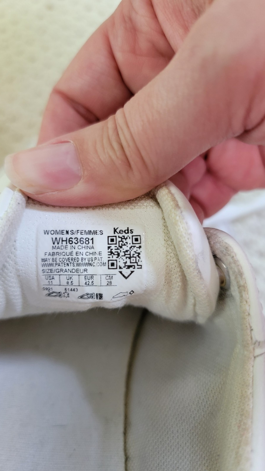 Keds Softerra Womens White & Gold Jump Kick Lace Up Sneakers US Size 11 WH6381