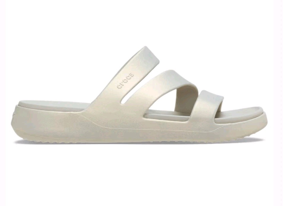 Crocs Getaway Shimmer Strappy Women’s Size 5 NWT