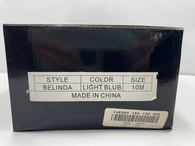 NIB NOS Bellini Light Blue Leather «Belinda» Size 10 Women’s Loafers – Free Ship