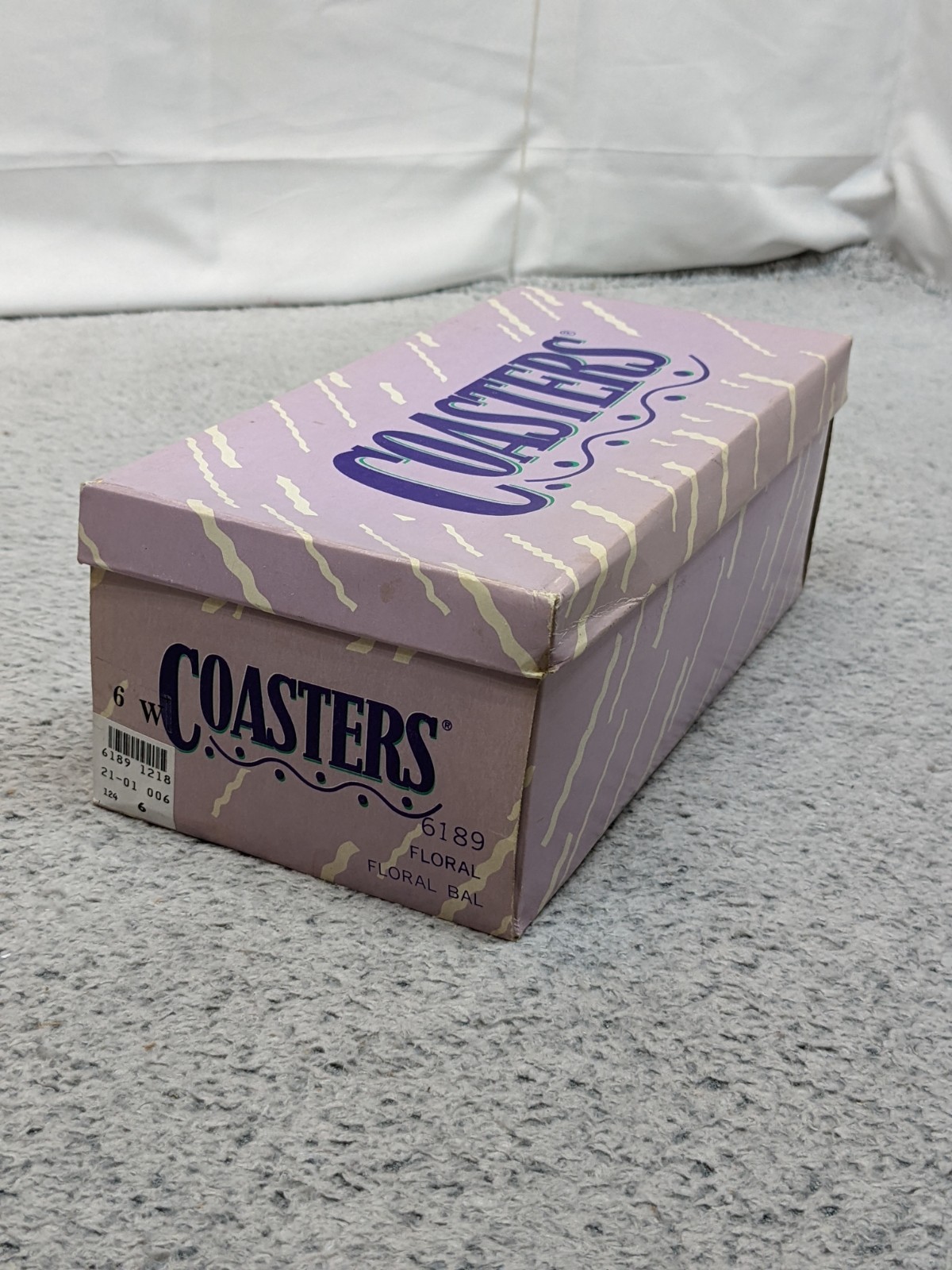Vtg 90s Coasters Floral Canvas Sneakers Womens Size 6 Cottagecore Lace Up NIB