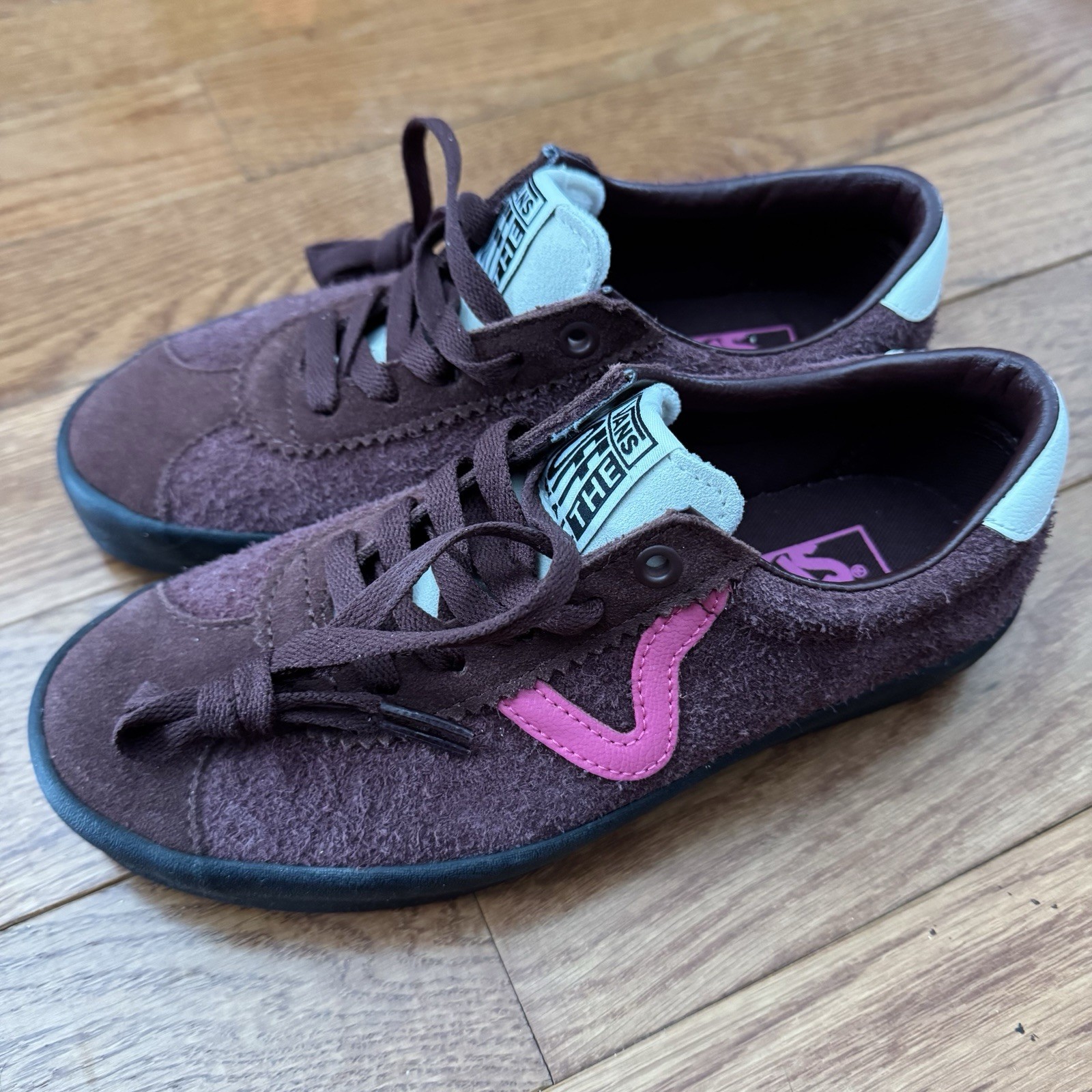 VANS Sport Low Suede Burgundy Pink MEN’S 5 / WOMEN’S 6.5