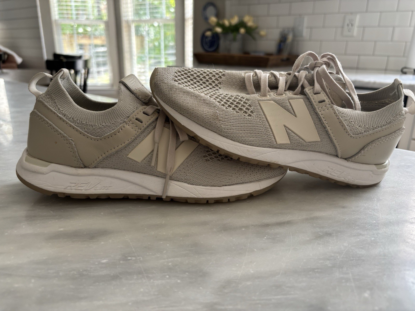 New Balance 247 Women’s Running Shoes Gray/White, Size 7.5
