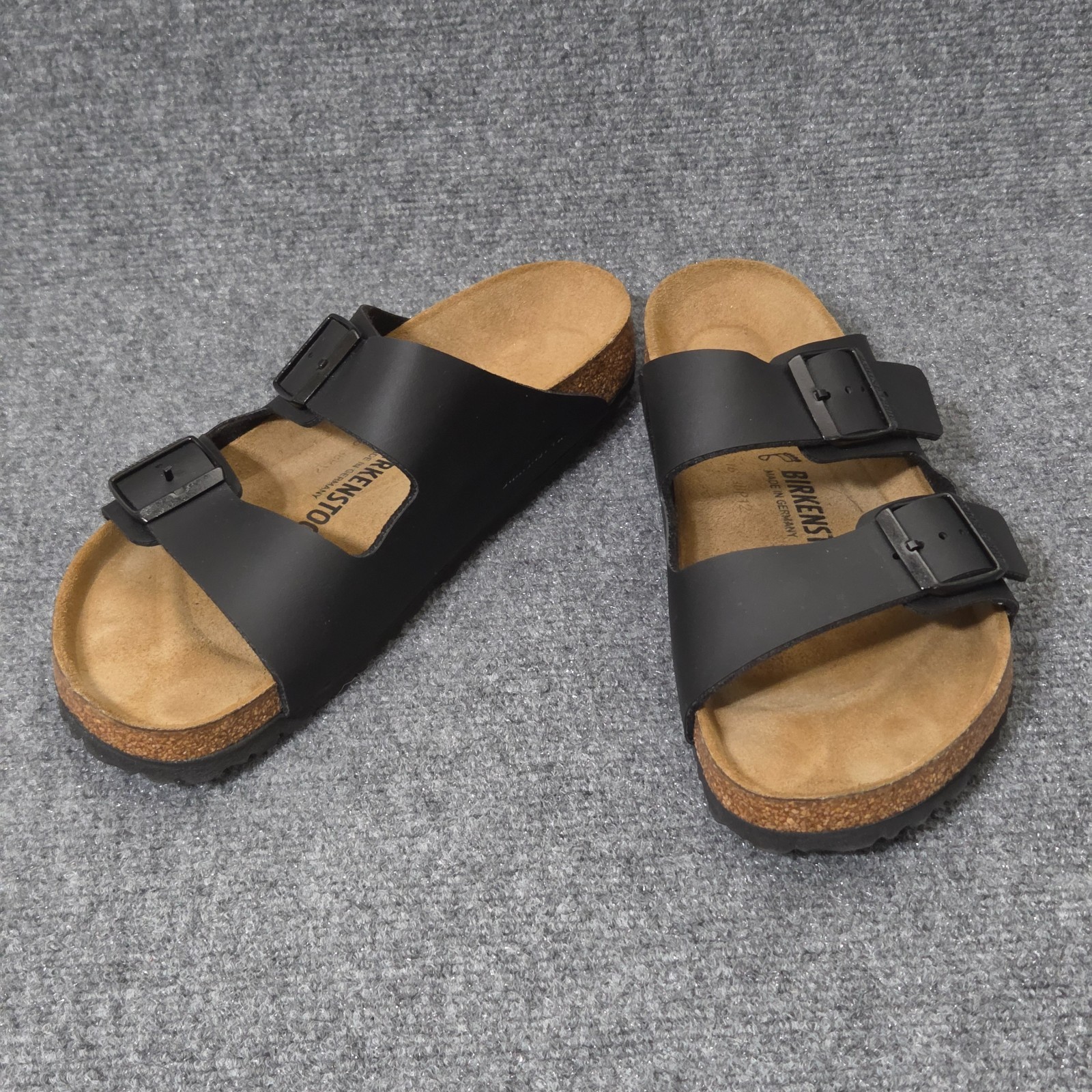 BIRKENSTOCK Women’s 11 Men’s 9 Arizona BS Slide Black Sandals Unisex 9M-11W