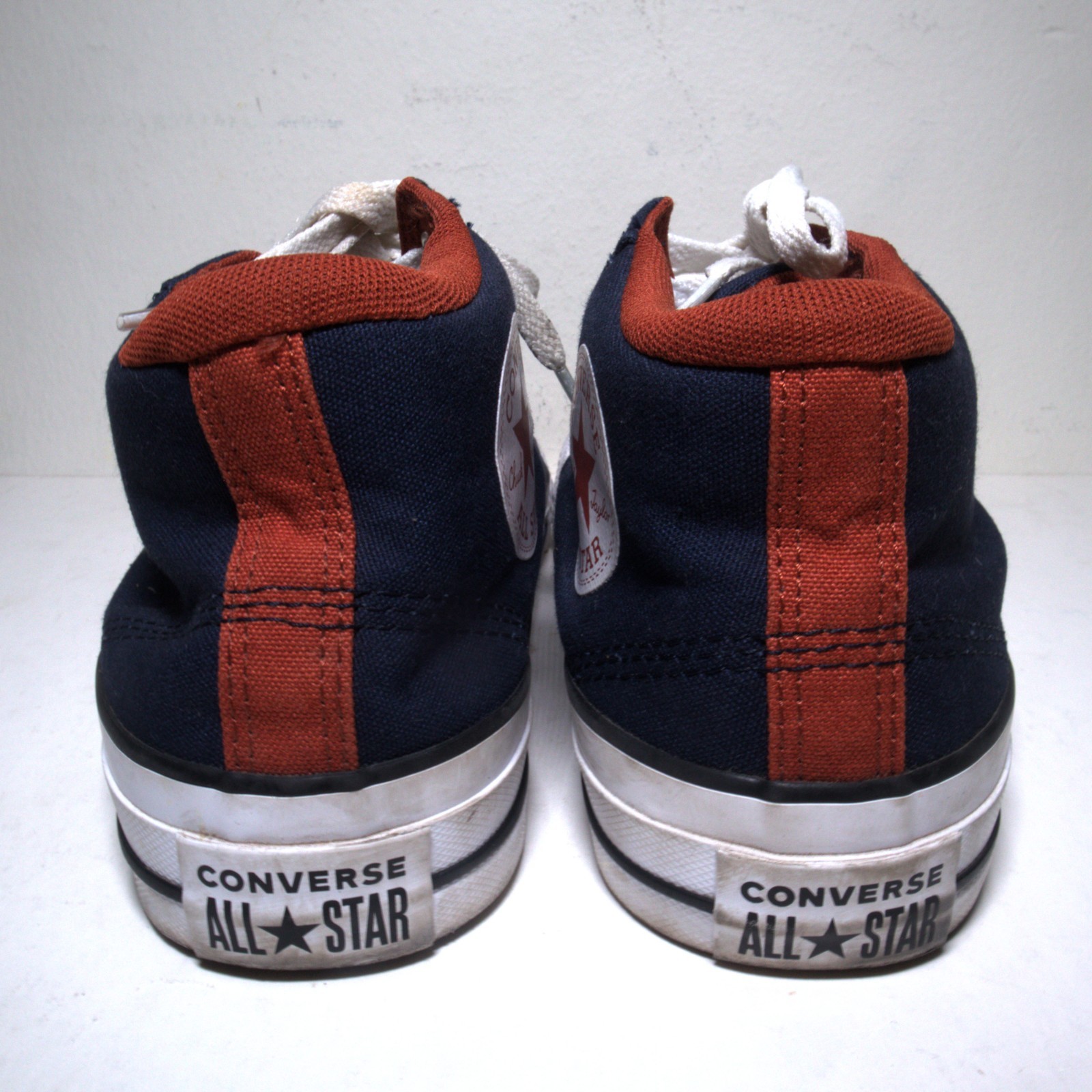 Converse Mid Top Canvas Trainers Malden Street Blue A00813F Size 8 Men, 10 Women