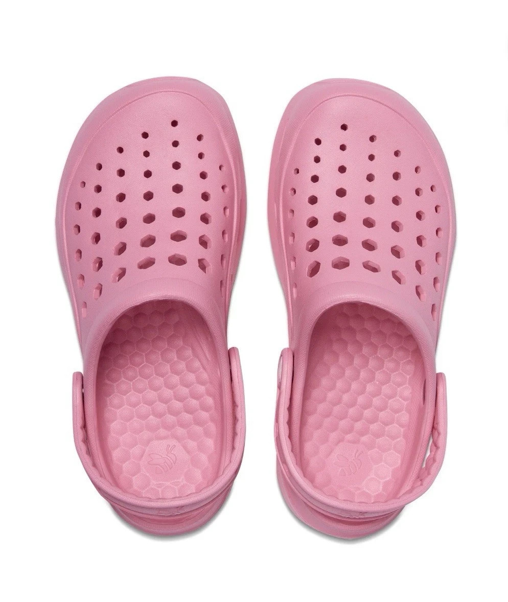 JOYBEES Unisex Size 10 Women/ 8 Men Active Clog Comfort Sandals • Pink NEW