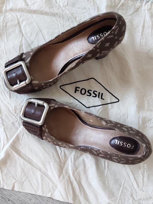 Women Fossil Heels Multicolor Textile 5