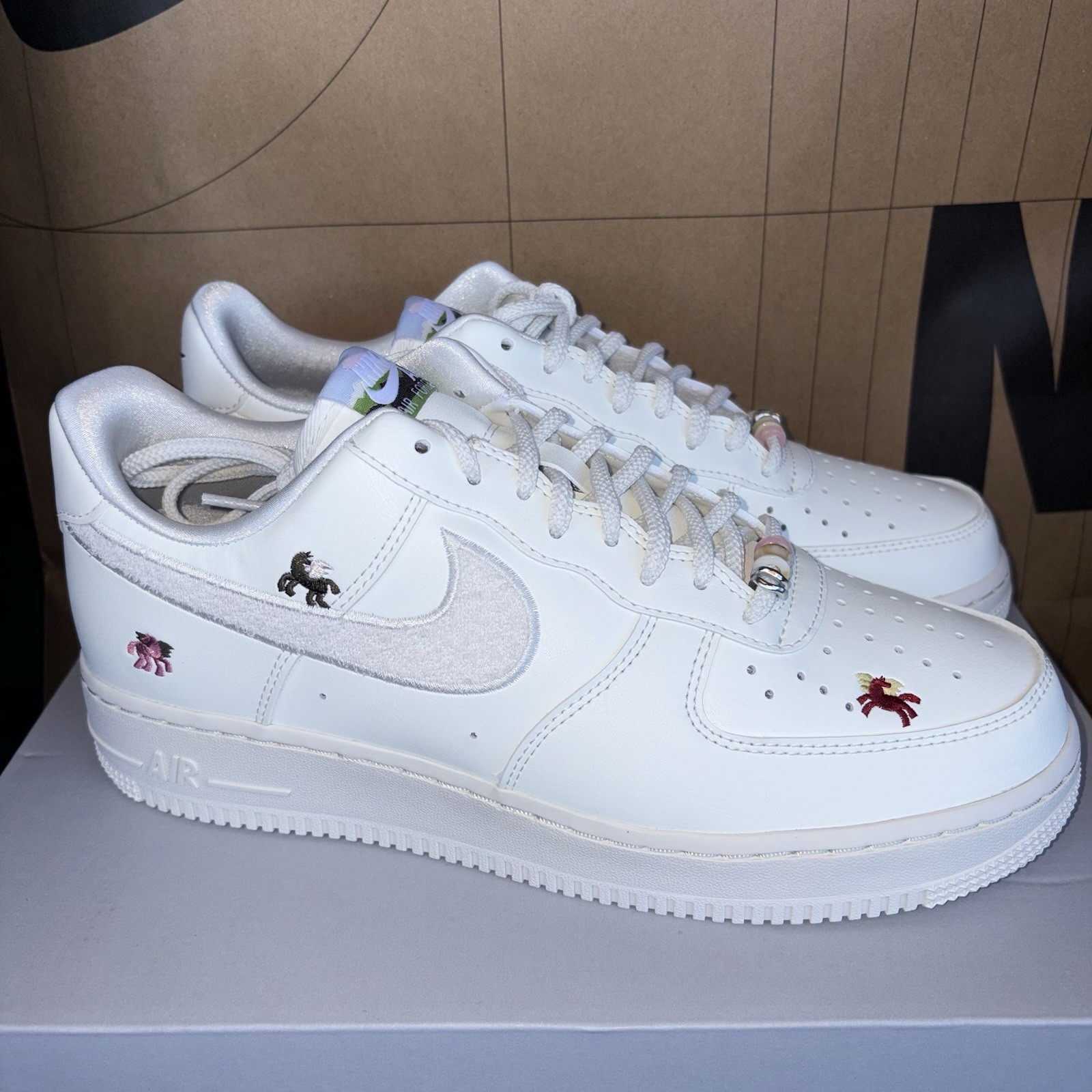 NEW Nike Air Force 1 ’07 White Year Of The Horse NBY IQ1143-100 Women Size 9