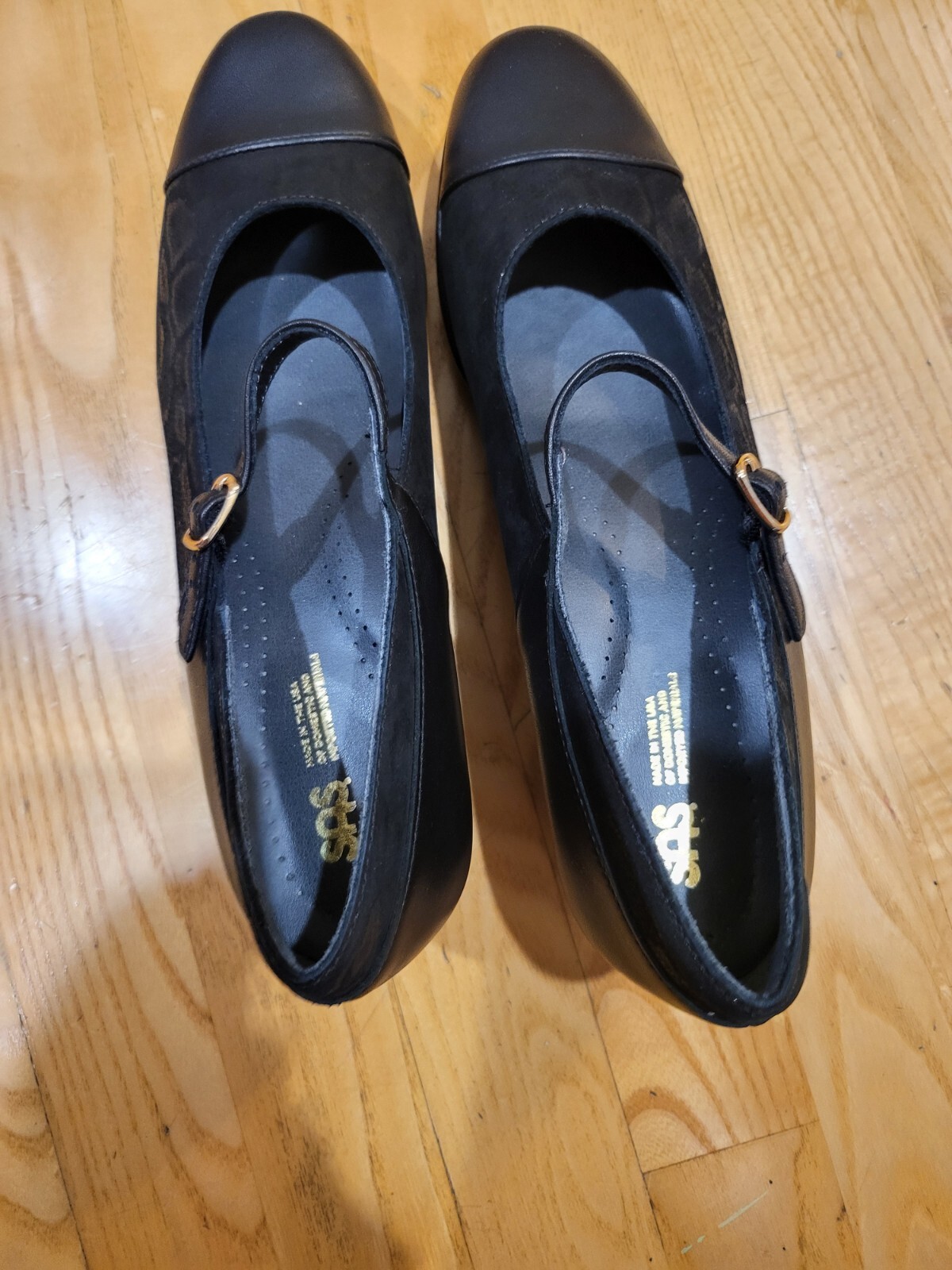 SAS Women Isabel Pump Leather Suede Slip-On Shoe Reptile Print Size 10 N