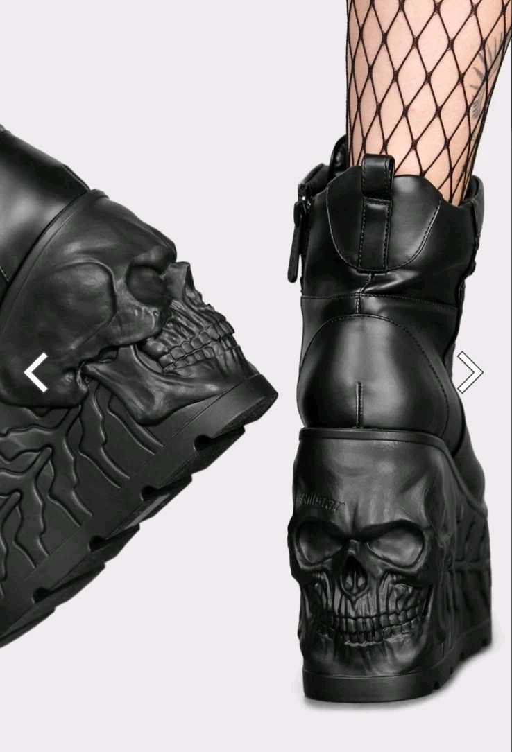 Killstar Doom Platform Boots US 9