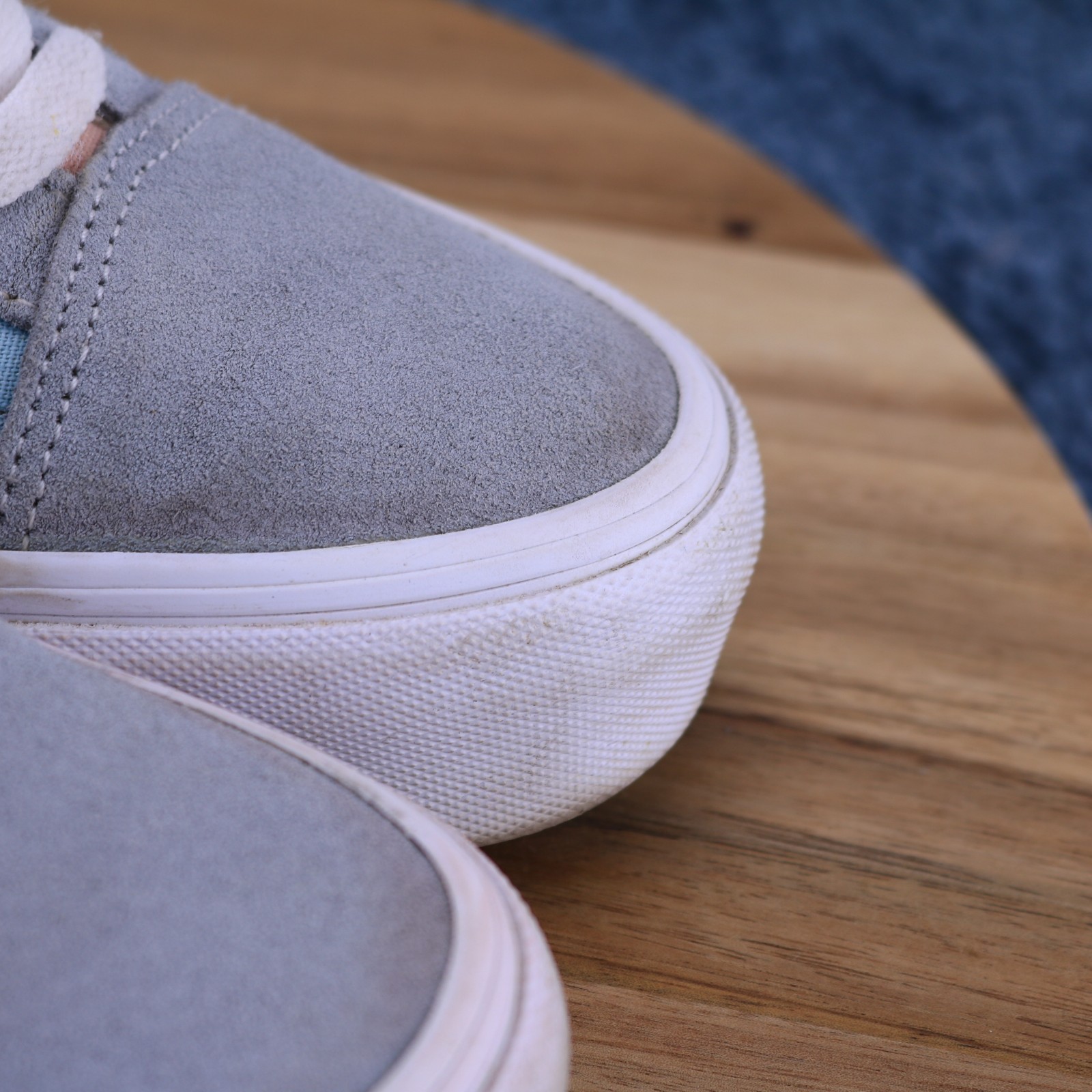 Vans Old Skool Pastel Platform Color Block Blue Pink Yellow Grey Men 5 Women 6.5