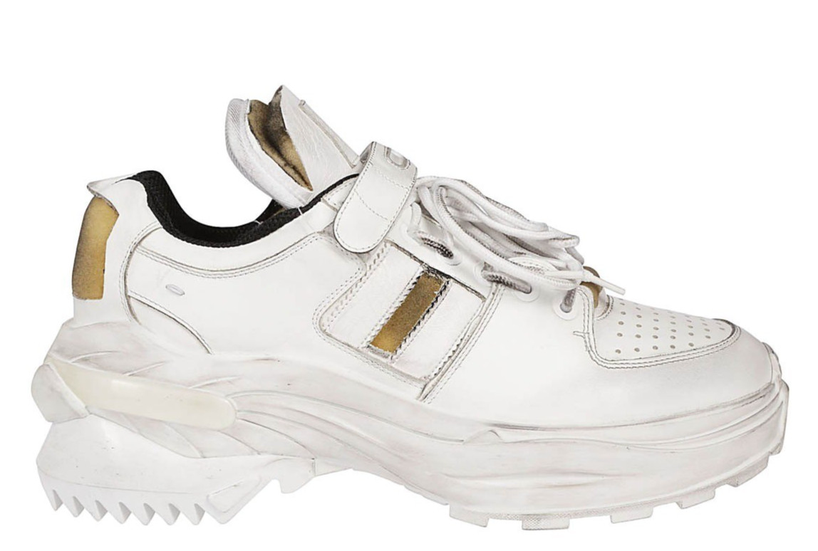 $1,095 MAISON MARGIELA Retro Fit Deconstructed Low-Top (37 EU; 7 US) NIB