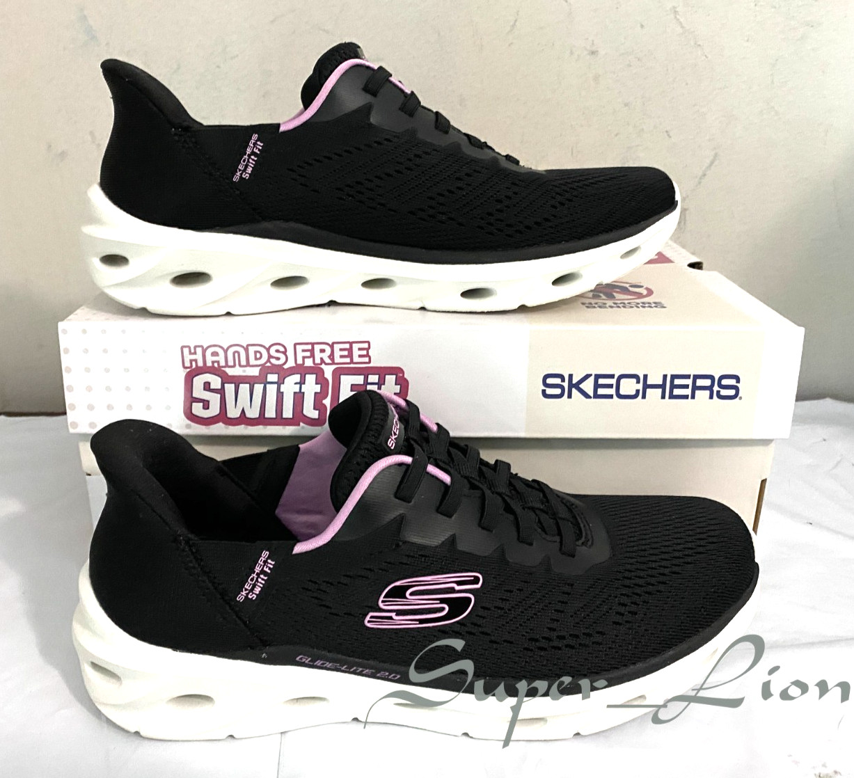 NEW Skechers Women’s Hands Free Swift Fit Memory Foam Shoes – PICK SIZE – BLACK