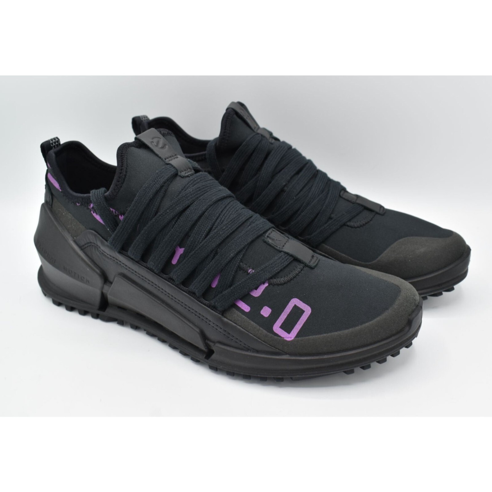 ECCO Womens Size EU 41 US 10-10.5 BIOM 2.0 Low Tex Textile Black Running Shoes
