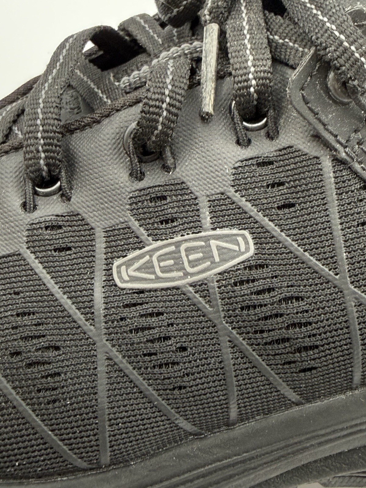 KEEN Womens Vista Energy Mid Composite Toe Work Boots, Size 8,Black/Raven