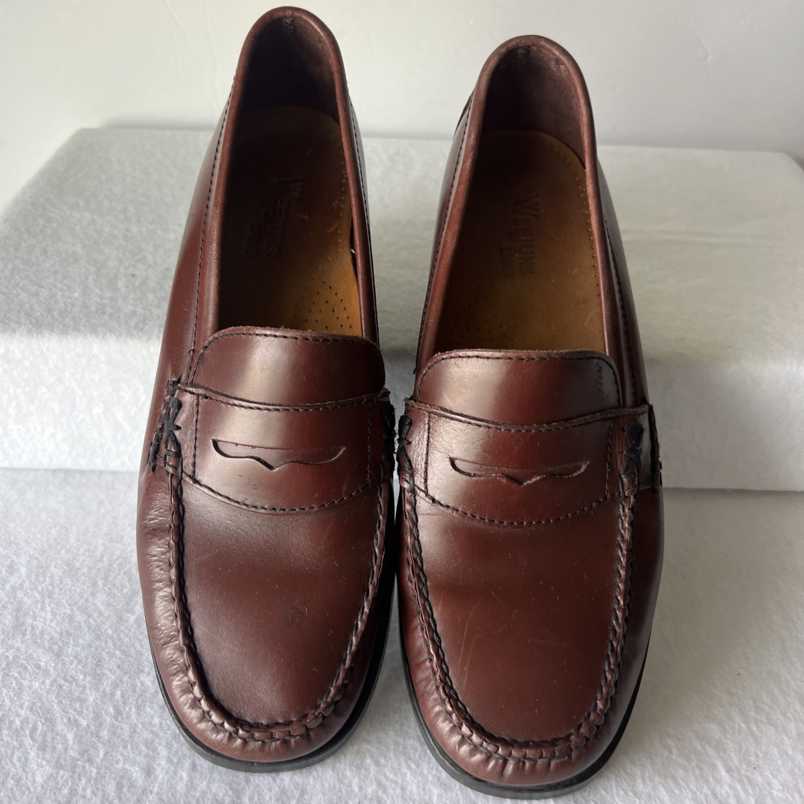 GH Bass Weejuns Katherine II Penny Loafers Burgundy Women’s Size 7.5W