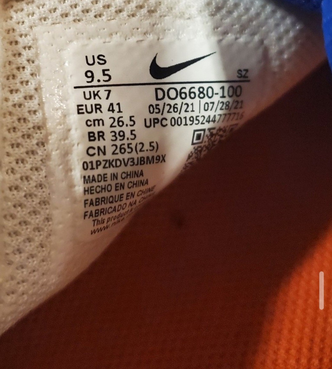 Nike Air Force 1 ’07 Low Sherpa Fleece Lined White Blue Sneakers 9.5 DO6680-100