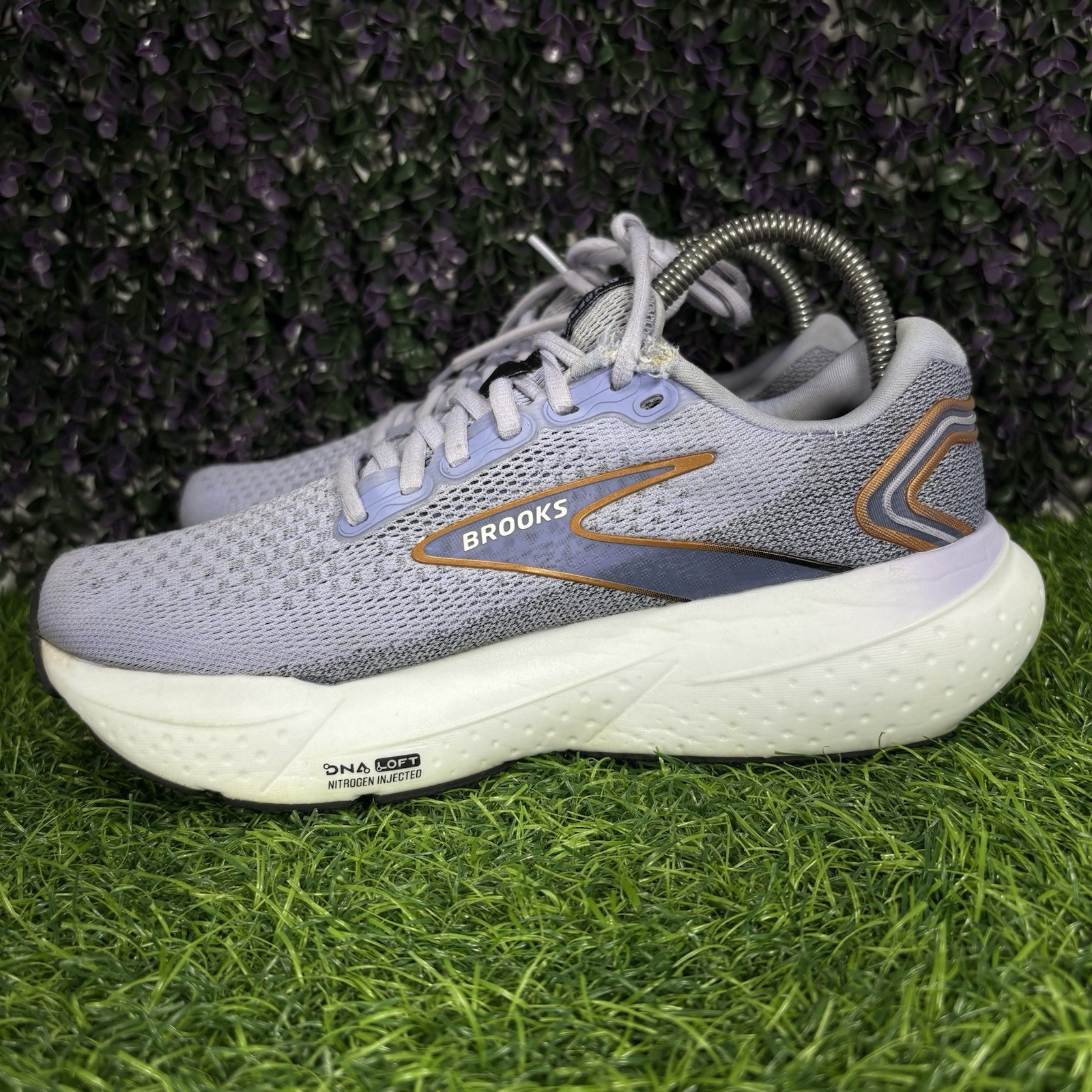 Brooks Glycerin 21 Womens Size 8 B Purple Running Shoes Sneakers 1204081B544