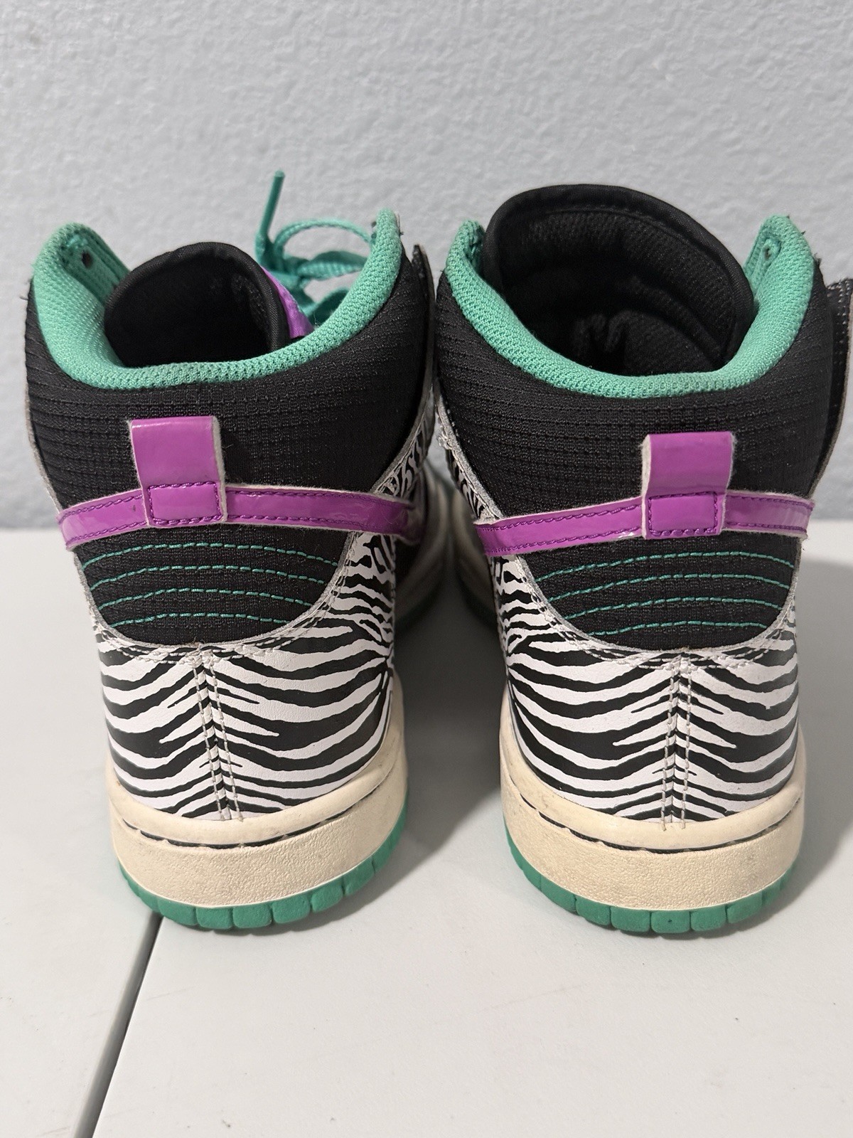 Nike Dunk Zebra Print Size 7.5 454054 051