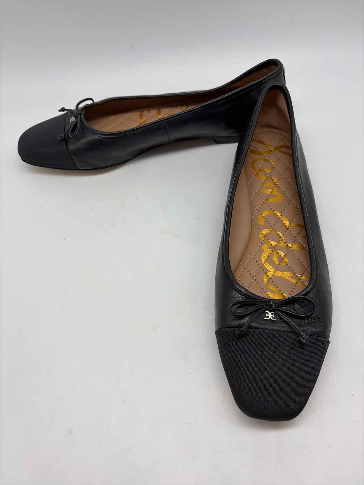 Pre-Owned Sam Edelman Black Size 8.5 Ballet Flats