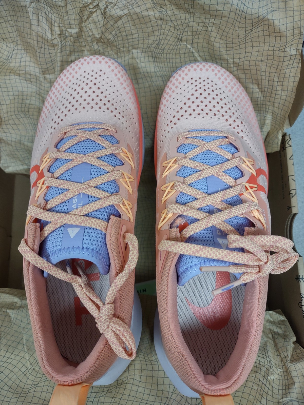 Nike React Pegasus Trail 4 Women’s Size 8.5 Arctic Orange Purple DJ6159-800 NEW