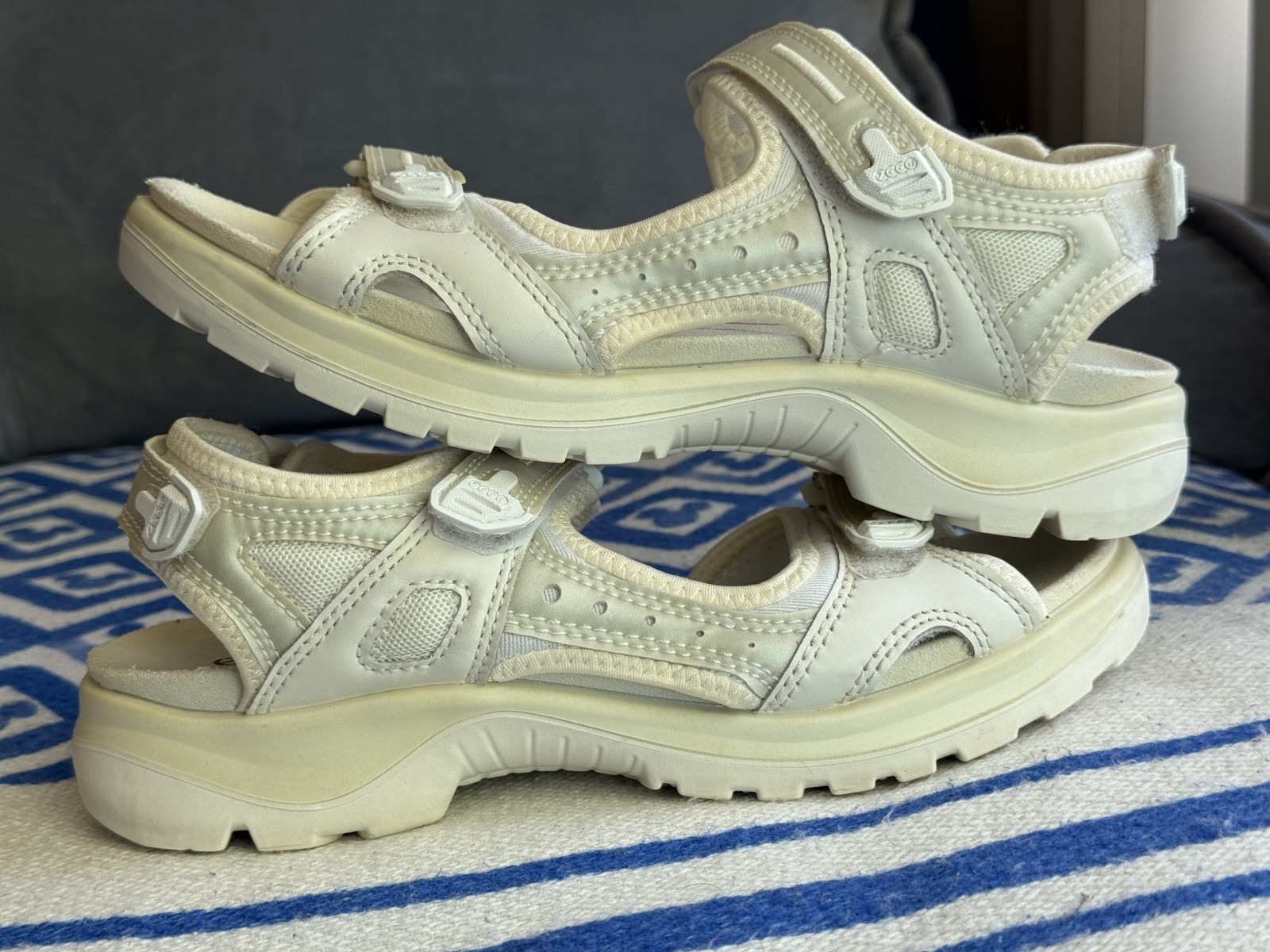 Excellent ECCO Sport Womens Yucatan Plus Offroad Sandals EU 40 US 9-9.5 Leather