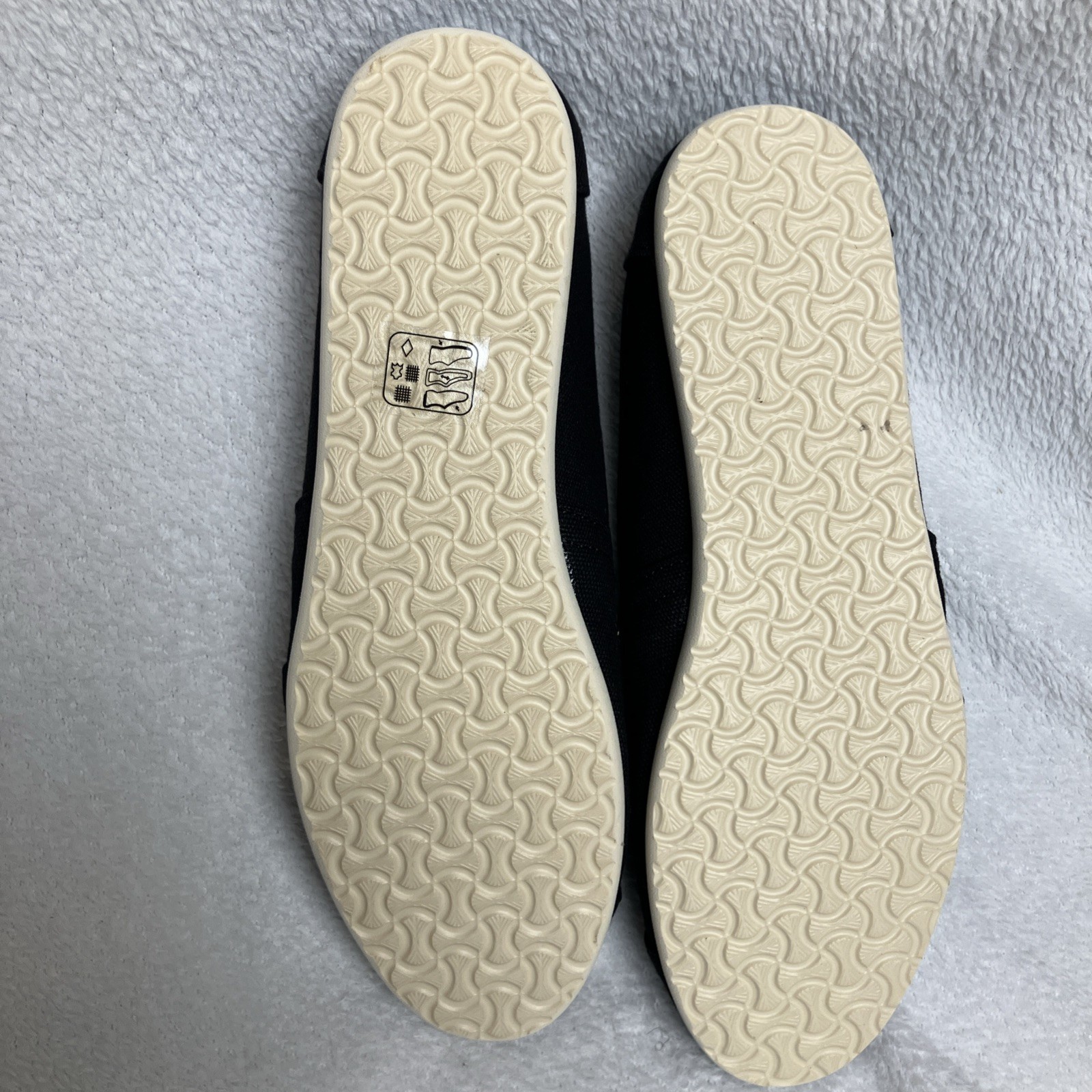 TOMS Alpargata Womens 6.5 Slip-On Shoes Recycled Cotton Canvas Comfort Casual