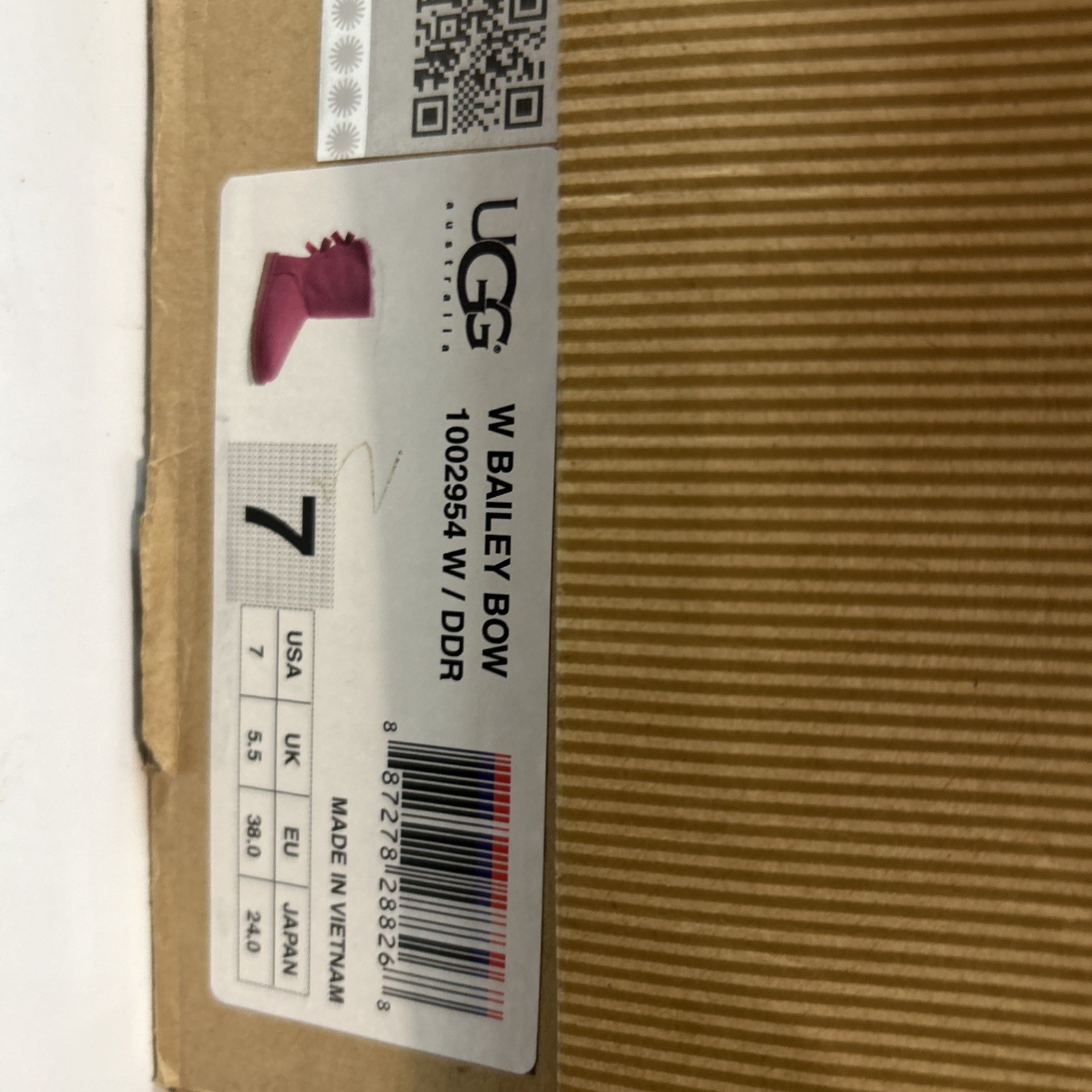 Ugg Australia Bailey Bow Sheepskin Boots Women’s Size US 7 (1002954) DDR