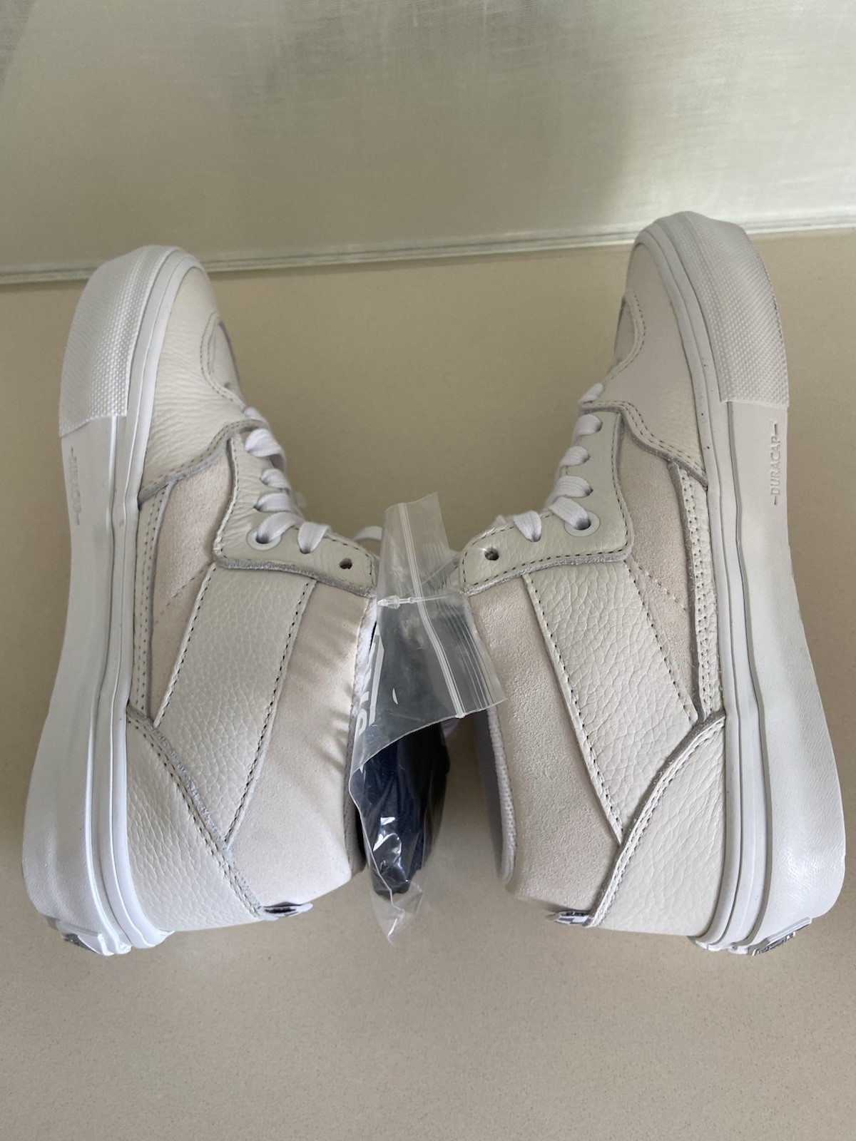 VANS Skate Half Cab Daz Shoes Women’s 5/Men 3.5 Sneakers Leather White Mid Top