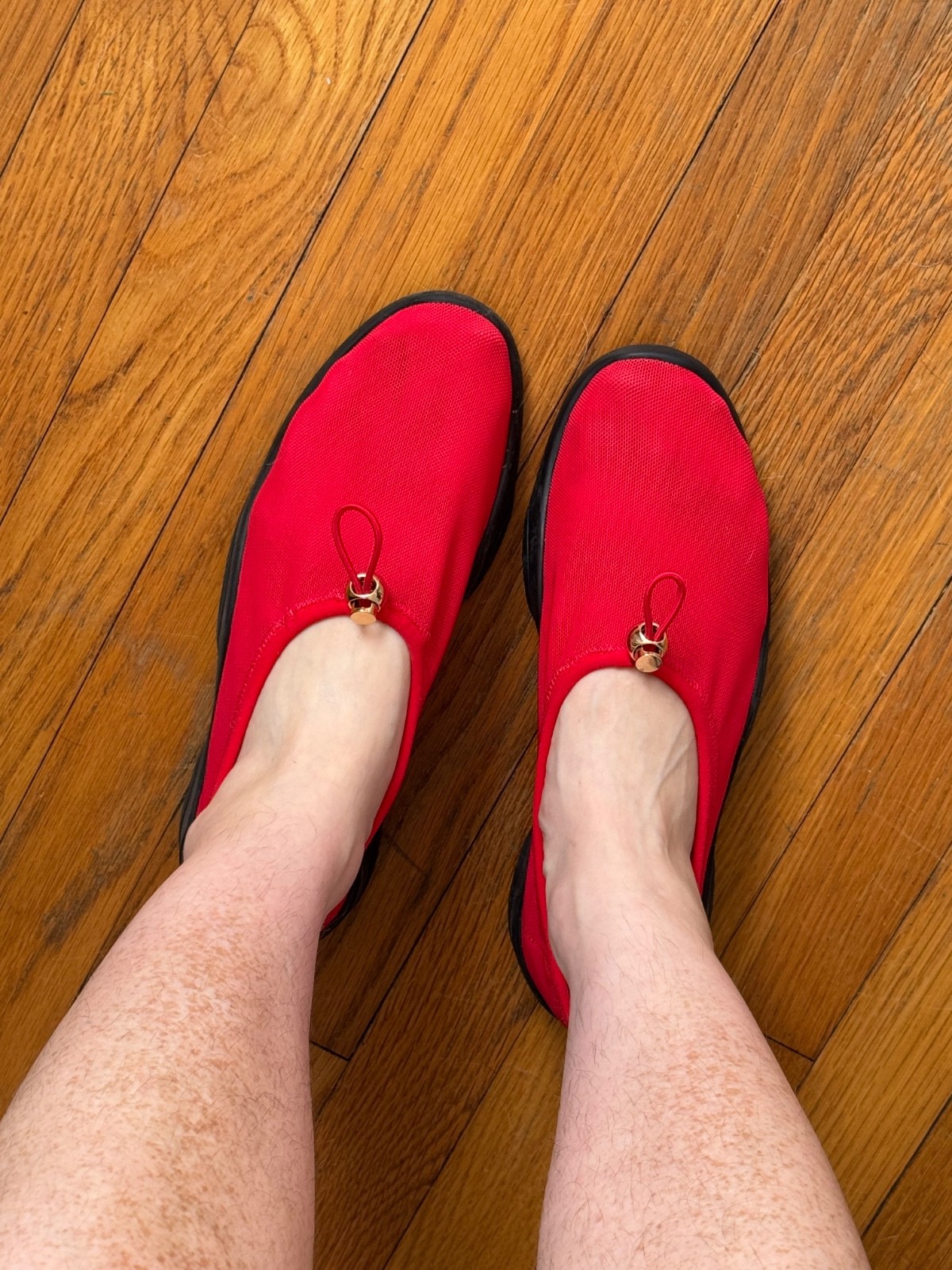Loeffler Randall Red Mesh Ballet Flat – Raina Size 9.5-10B, New WT