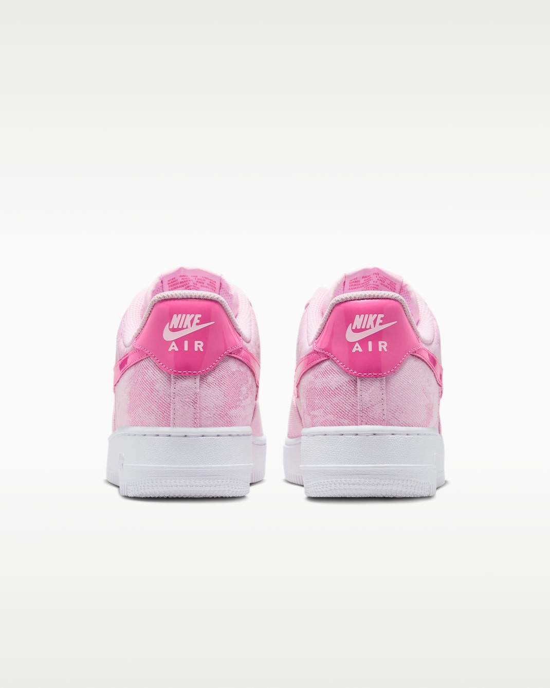 NIKE Women’s Air Force 1 ’07 “Denim” IR1974-663 Pink Foam Pearl Pink White