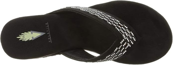 Volatile Carilla Women’s Rhinestone Wedge EVA Sandals Size 11