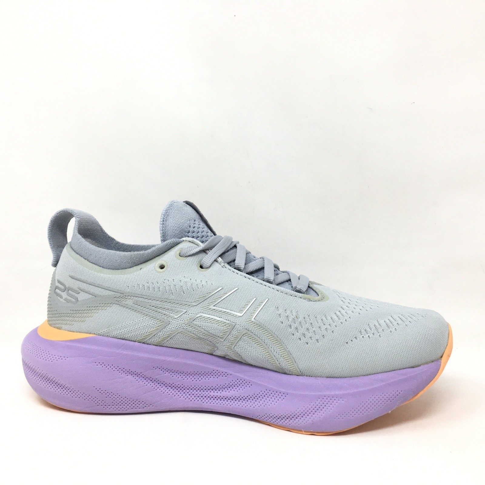 Asics Gel-Nimbus 25 Running Shoes Sneakers Womens Size 7 Piedmont Gray Purple