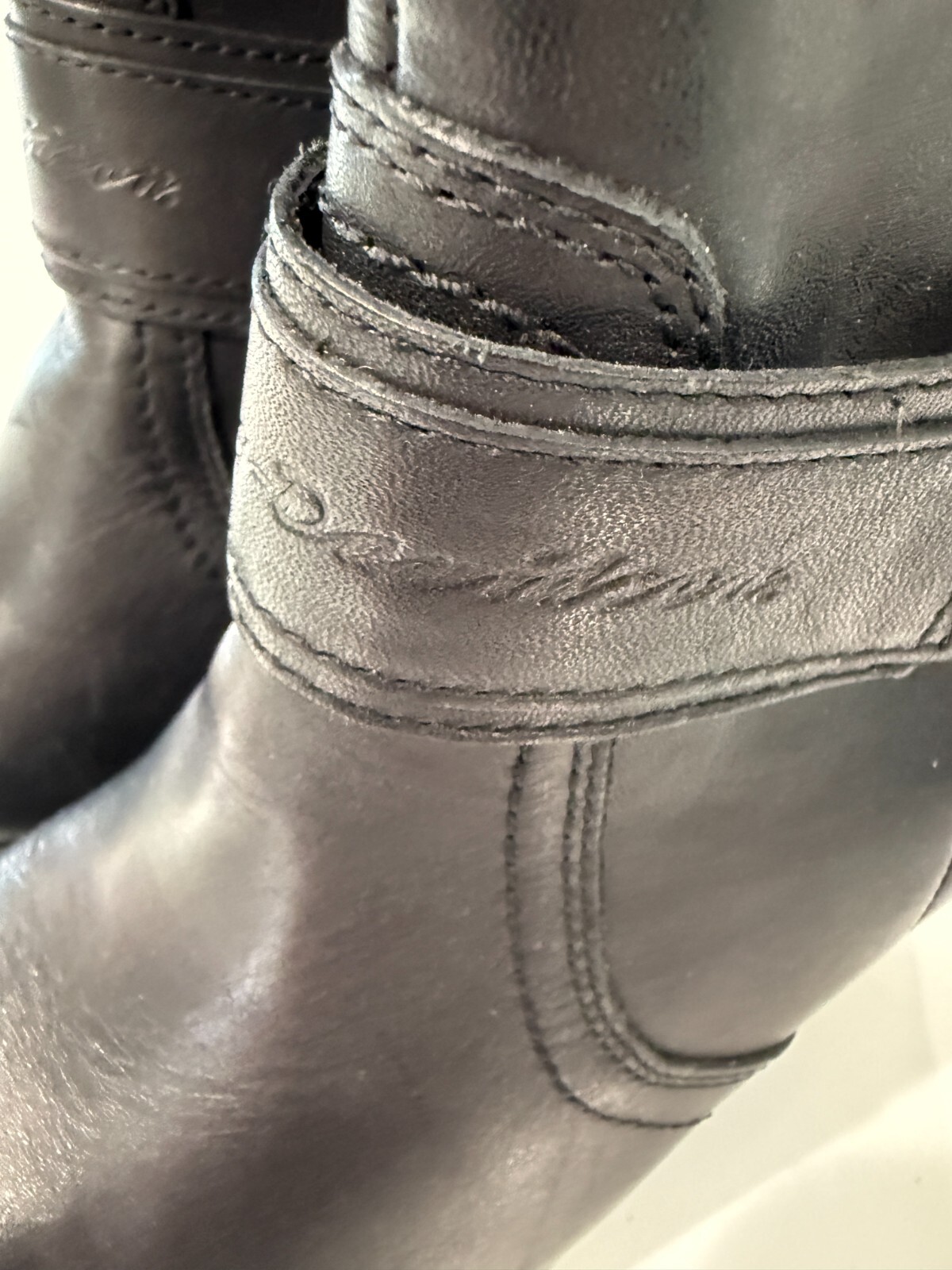Harley Davidson Marissa Platform Heel Biker Boots Size 6.5 Women’s