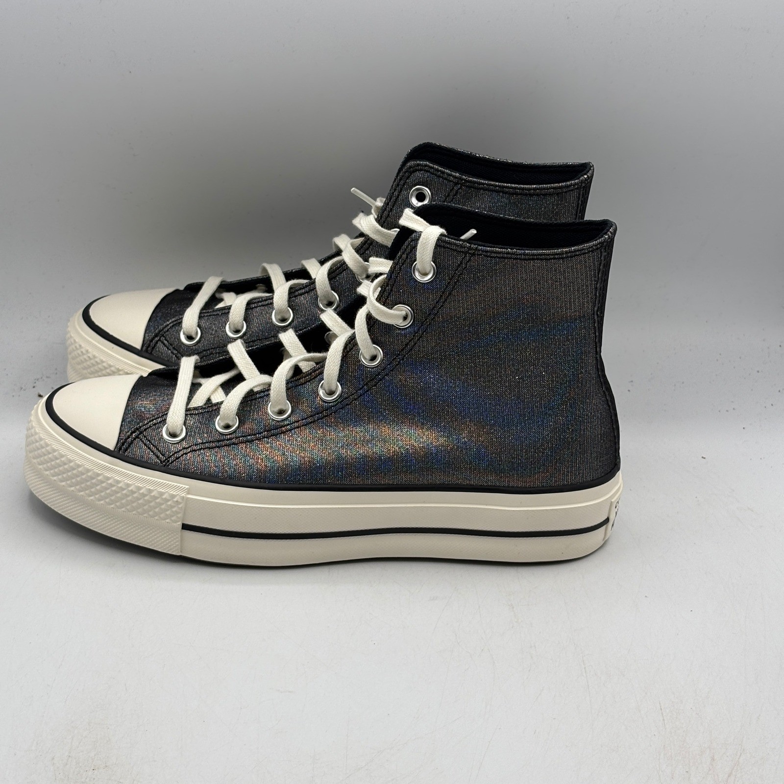 Converse CTAS Lift Hi Shoes Women Size 9 Black Egret Platform A14519C