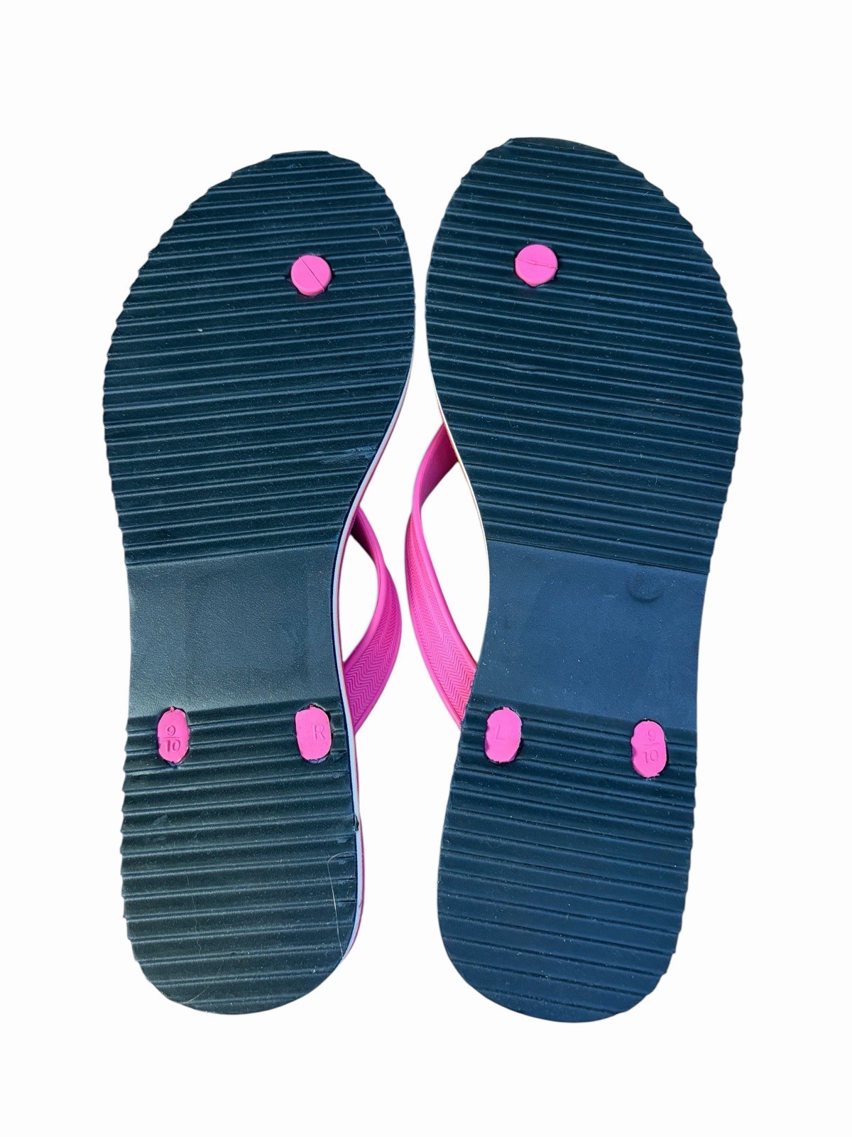 TOMMY HILFIGER WOMEN’S SANDALS FLIP FLOPS LIGHTWEIGHT L PINK 9/10 NWOT
