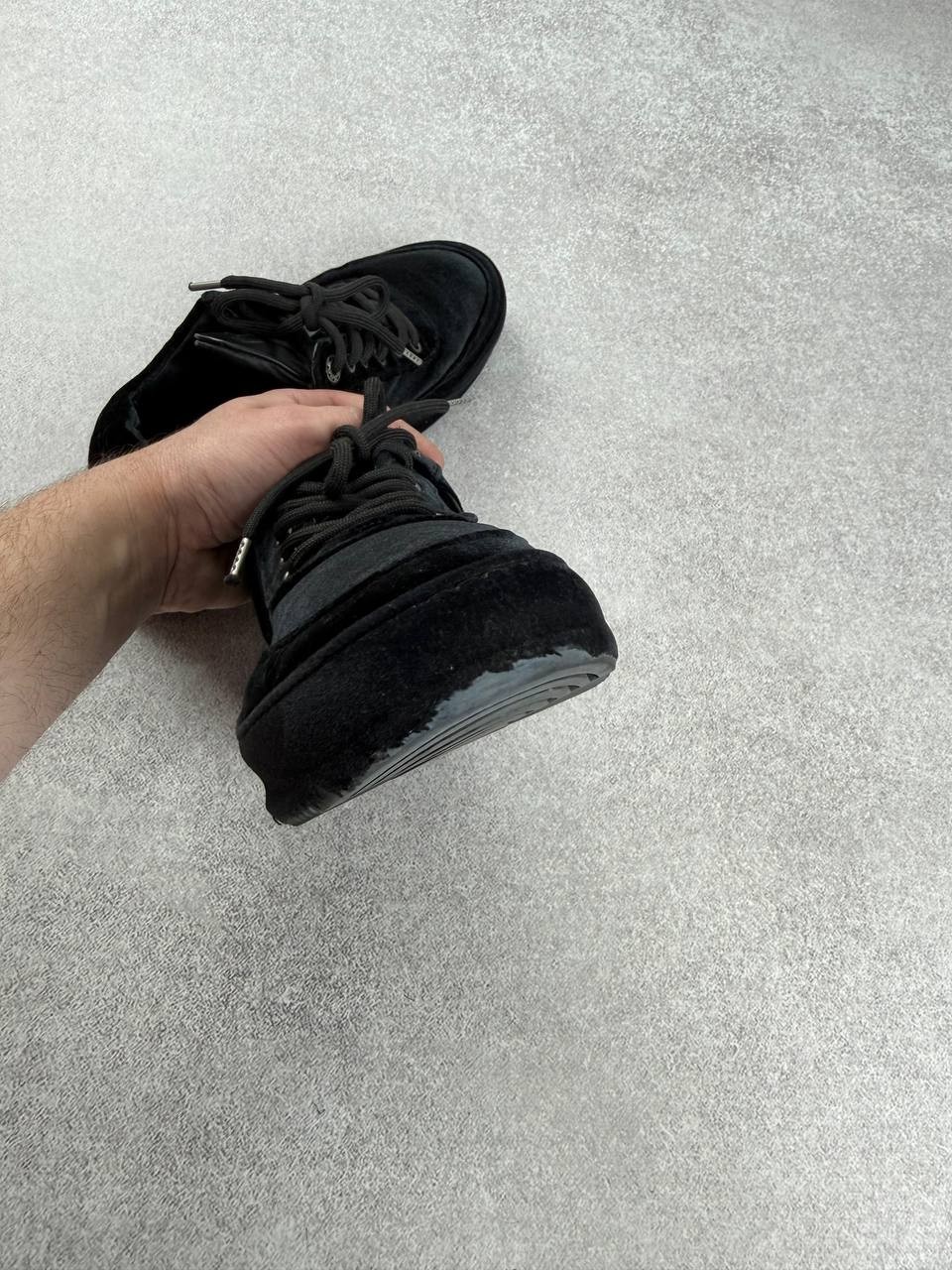 Filling Pieces Low Eva Velvet Black Sneakers Size 38 Duties Paid (USA)