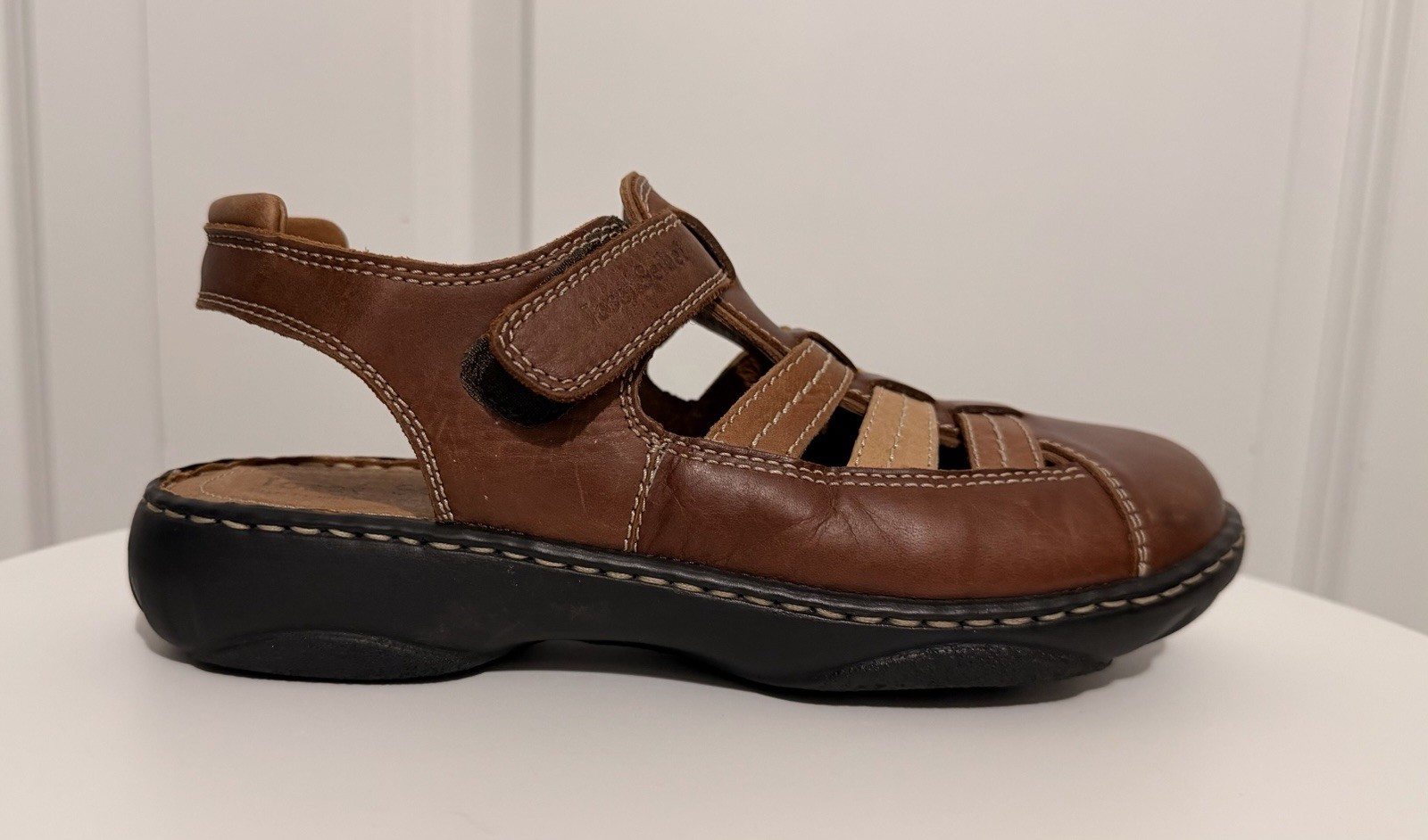 Josef Seibel Women’s Dana Multi-toned Brown Leather Shoes, Size 37