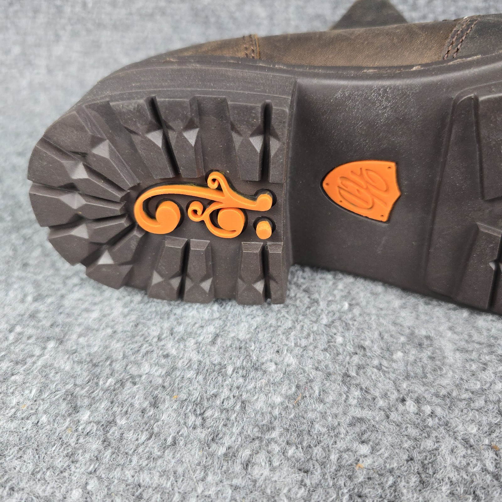 Harley Davidson Women’s Brown Leather Moto Ankle Boots Size 6 Side Zip 83930