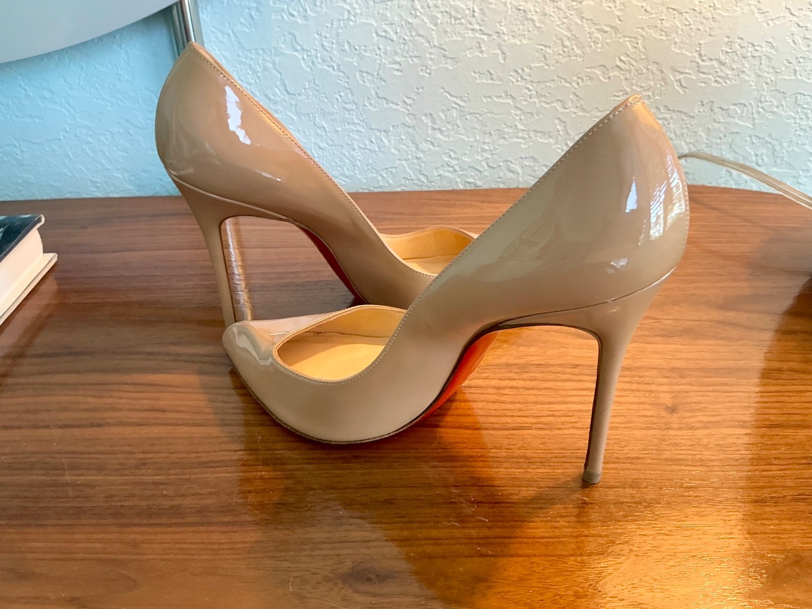 Christian Louboutin Corneille Patent 100 Leather Nude size 6 (37)