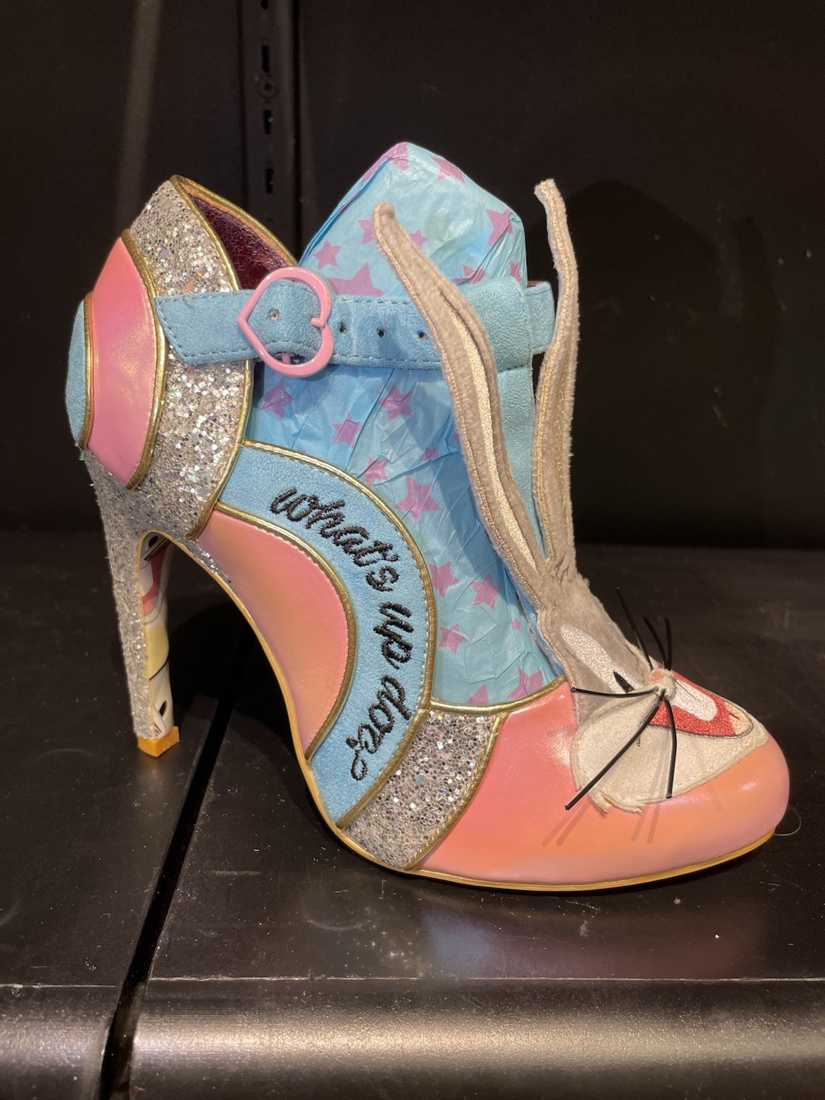 Irregular Choice Looney Tunes Bugs Bunny What’s Up Doc? Heels EU 37 US 6