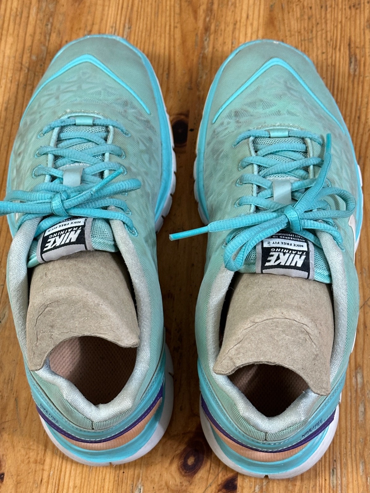 Nike Free Fit 2 Sneaker Running Mint Green Training size 8