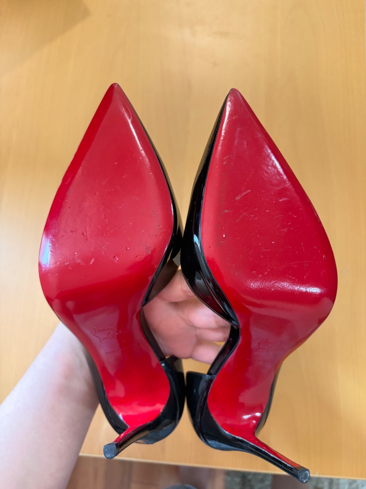 Christian Louboutin Iriza 100mm Size 38 – Black
