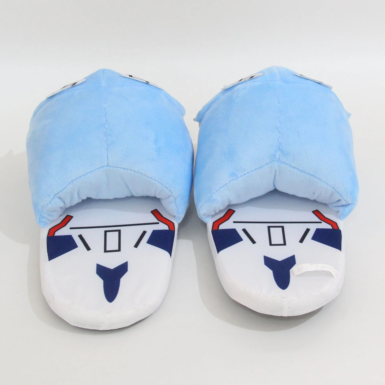 Evangelion Rei Ayanami Cartoon Couple Plush Home Slippers for Autumn Winter