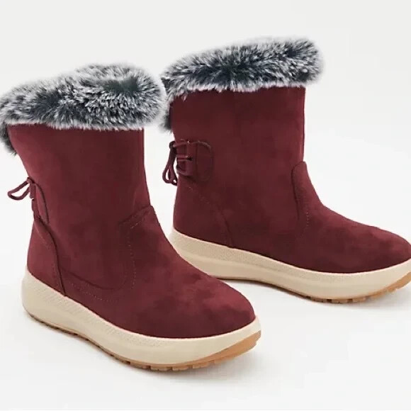 Flexus by Spring Step Waterproof Winter Boots – Burgundy (EU 37 6.5-7) a545852