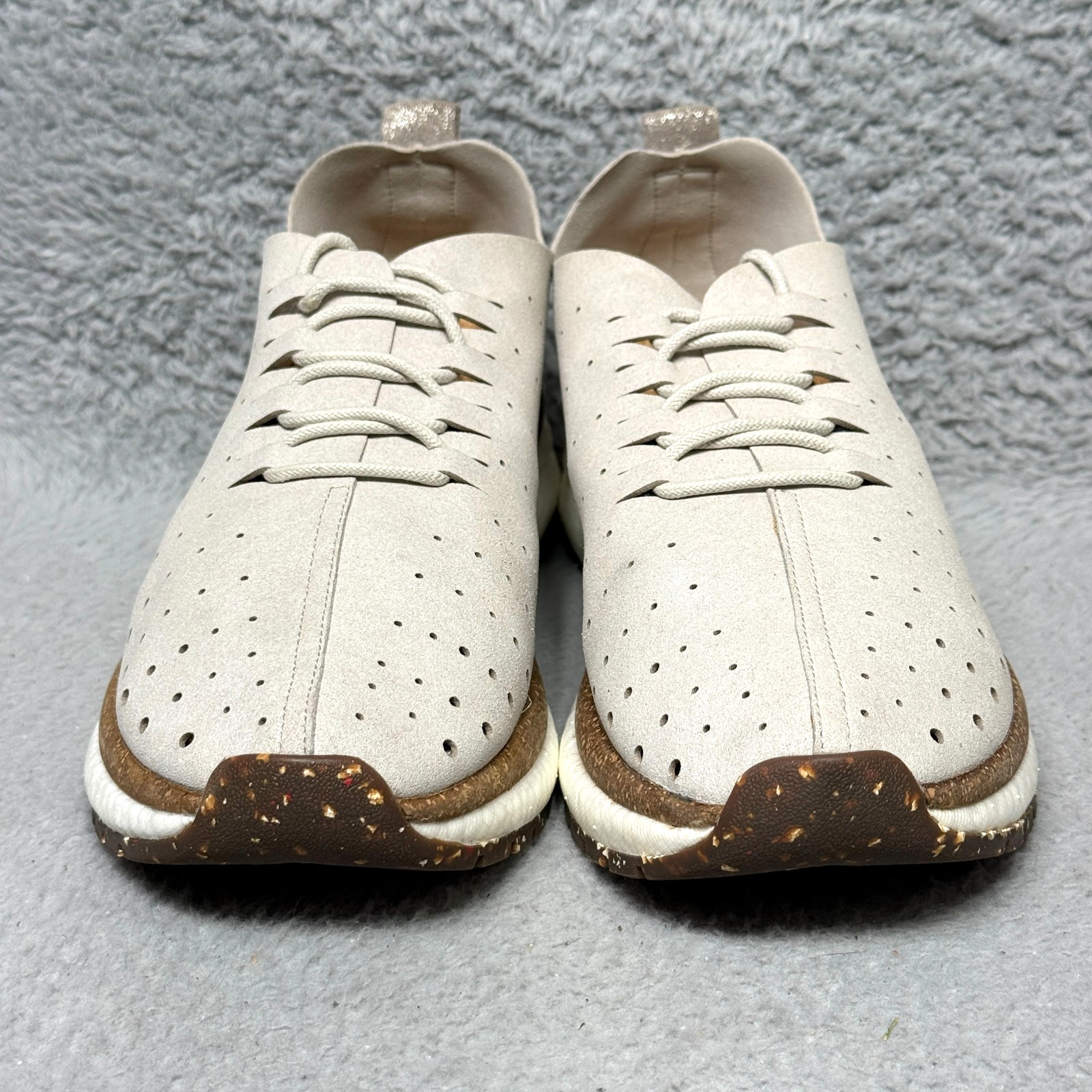 OTBT Alstead Womens Size 10 Sneakers Shoes Dove Gray Textile Leather Comfort
