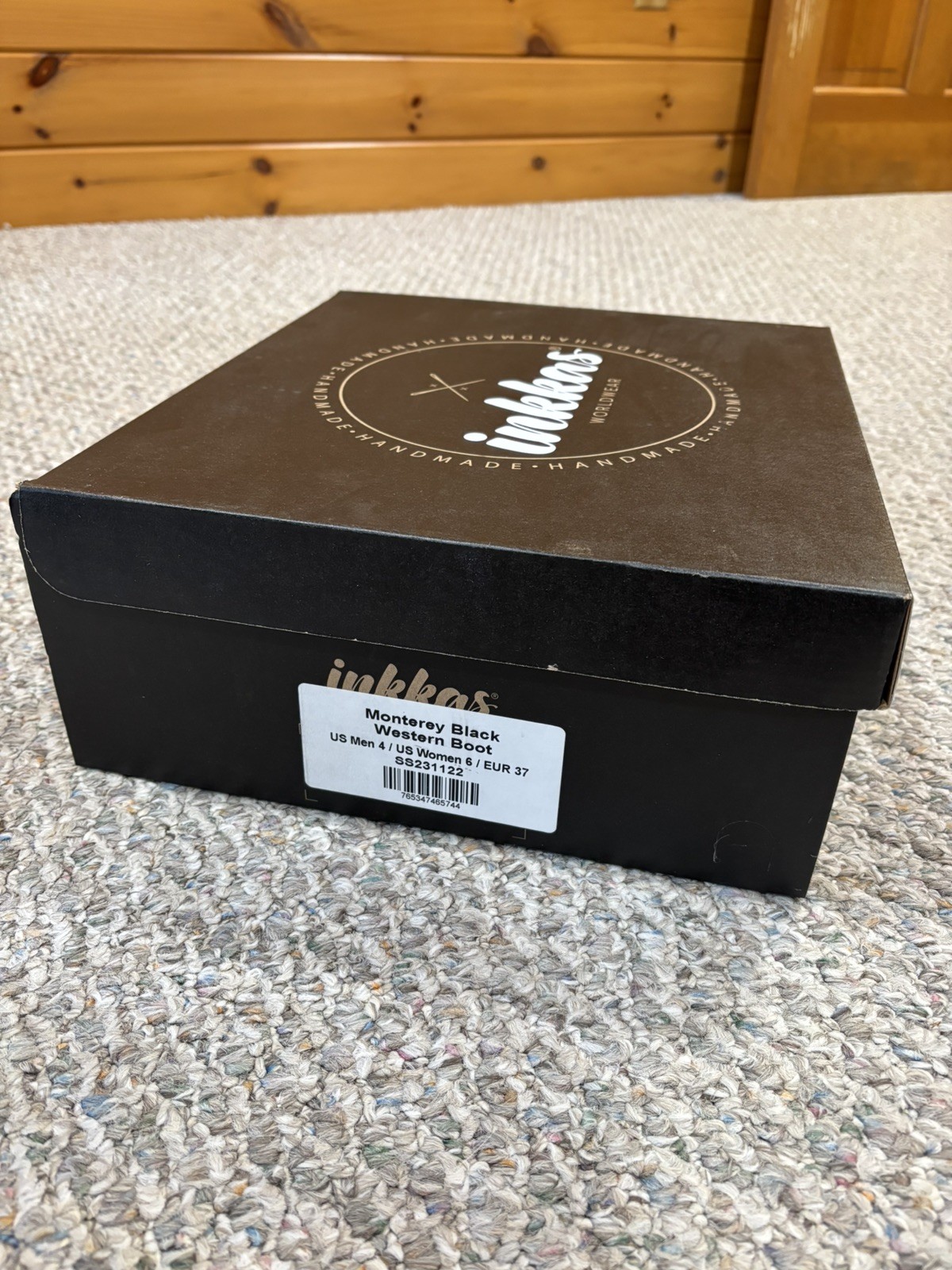 Inkkas Monterey Western Boot Suede Ankle Booties Size 7