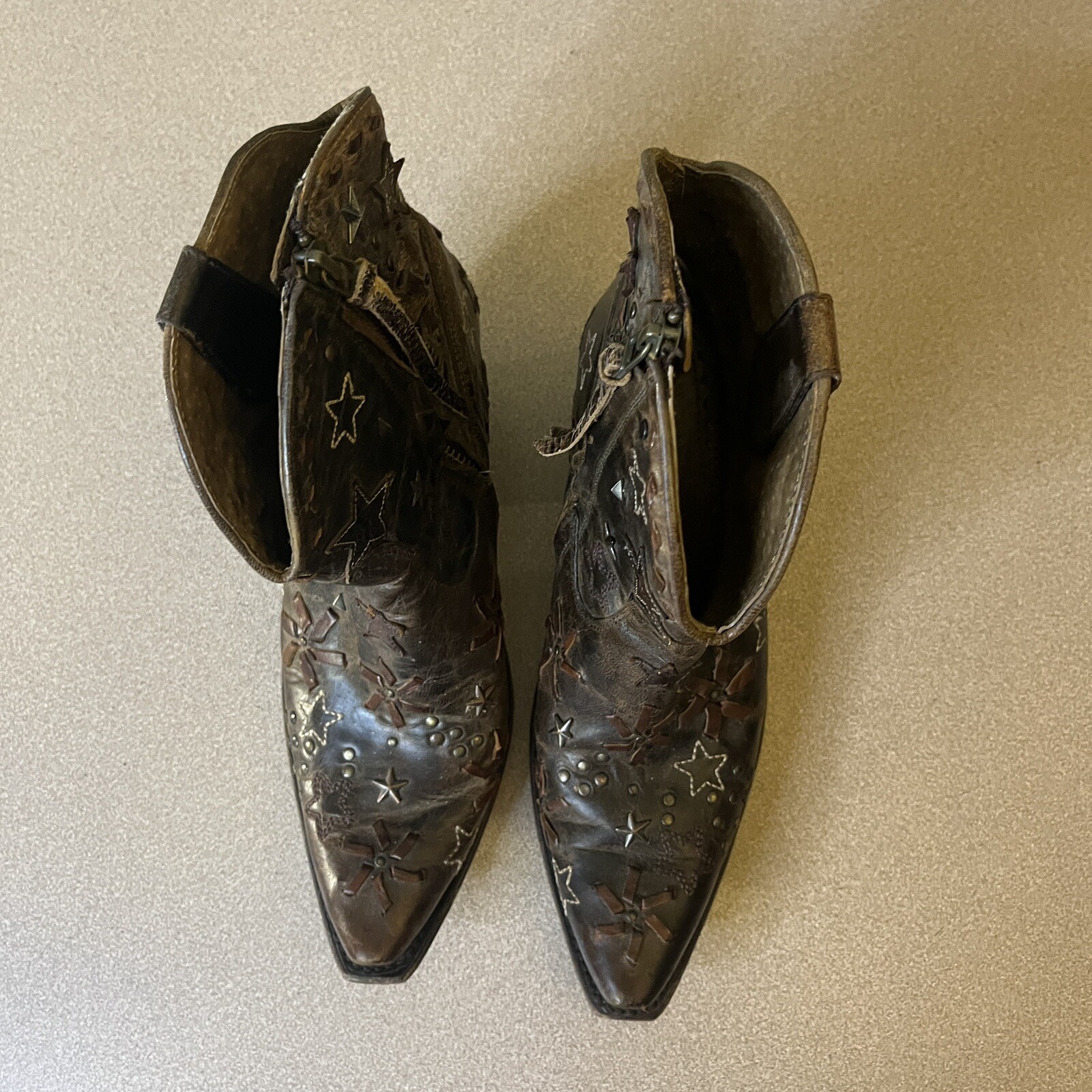 Ariat Starla Western Boot ATS Technology Premium Leather Star Embroidery & Studs