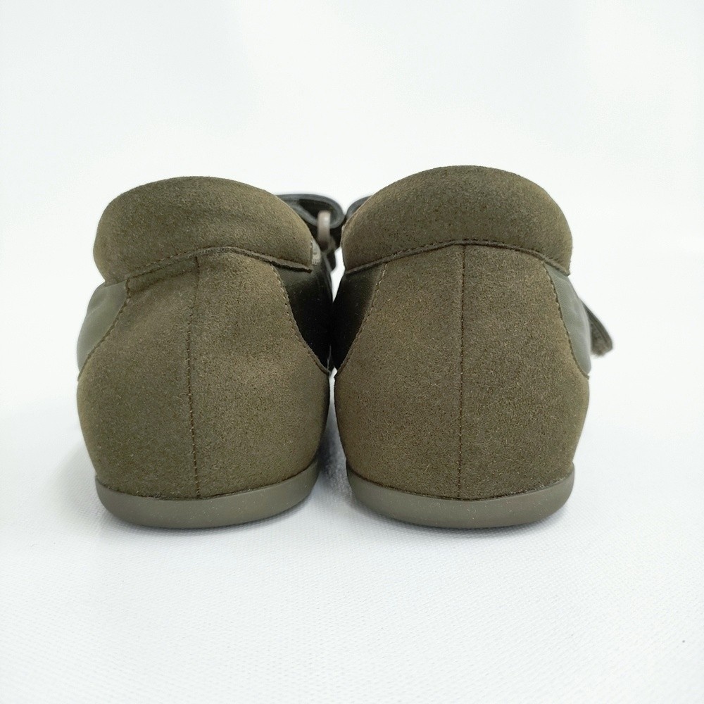 Odette e’ Odile Mary Jane Flat 10 23.5cm Shoes khaki 6-0704G♪